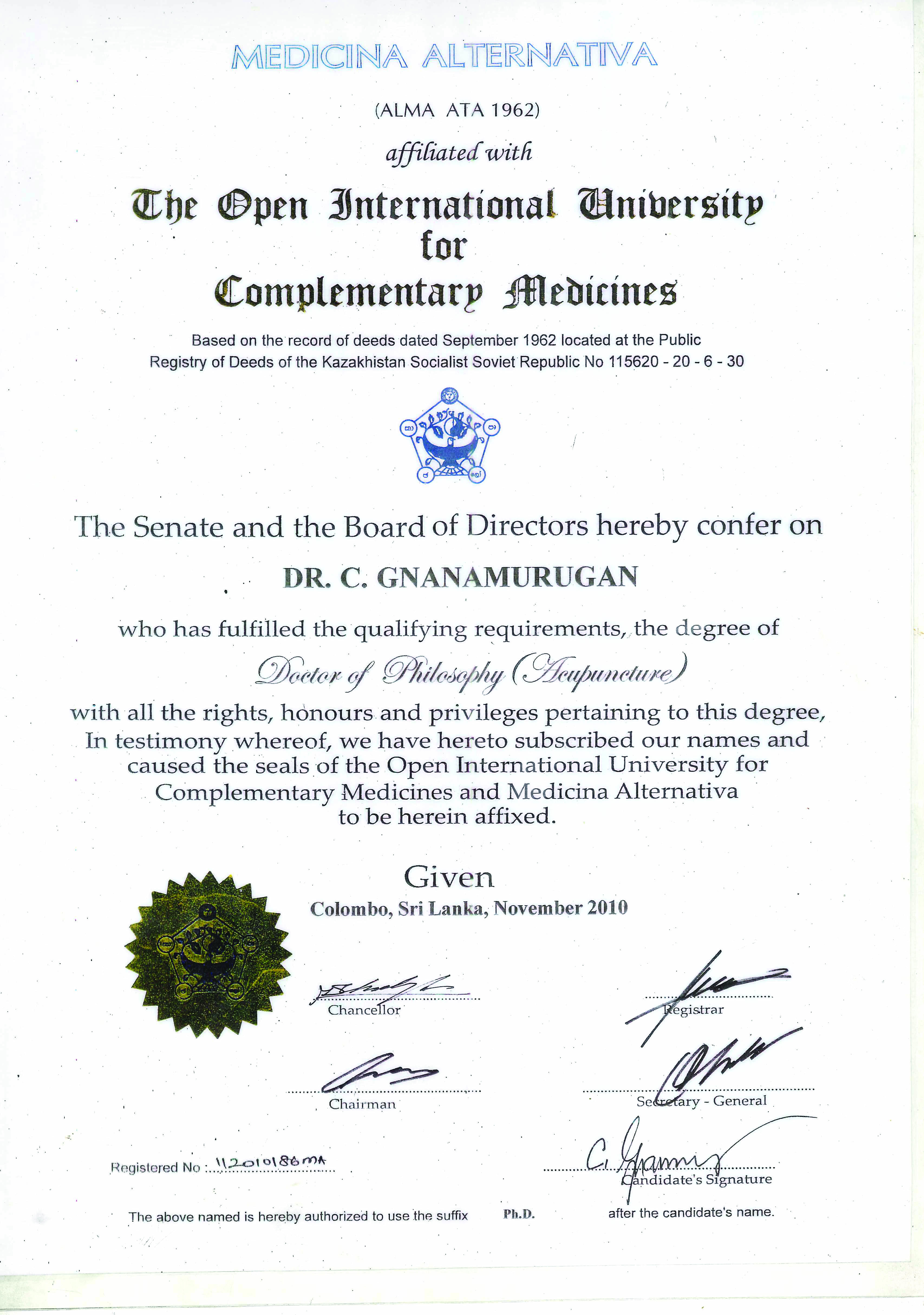 Certificate 3